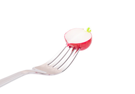 radish isolated on white background cutoutの写真素材