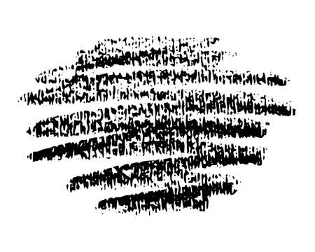 Abstract crayon on white background. Simple black crayon scribble texture. Wax pastel spot. It is a hand drawn sample. Black abstract crayon background.のイラスト素材