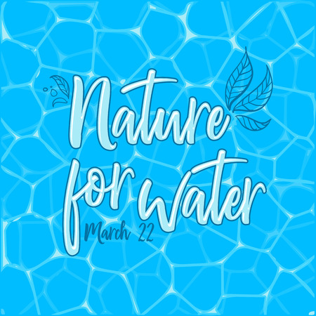 Postcard, poster or banner to the World Water Dayのイラスト素材