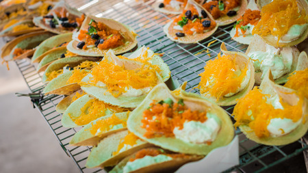 Khanom bueang.(soft focus)の写真素材