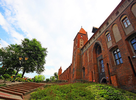 Medieval Teutonic castle in Kwidzyn, Polandのeditorial素材