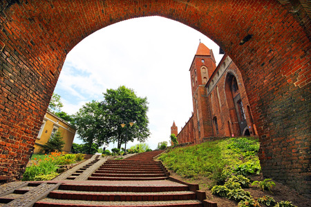 Medieval Teutonic castle in Kwidzyn, Polandのeditorial素材