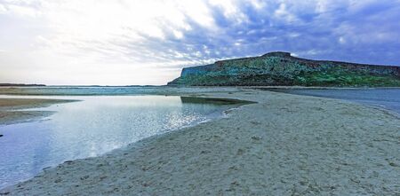 Beautiful Falassarna beach on Crete, Greeceの写真素材