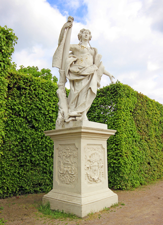 Belvedere Castle in Vienna. Austriaのeditorial素材