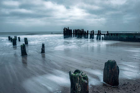 Baltic sea storm and weather