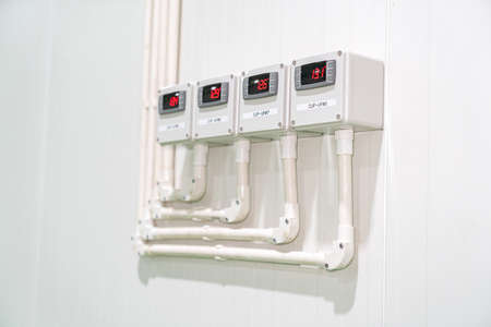 Blast freez Temperature Control, Degree Celsius. Frozen Automationの写真素材