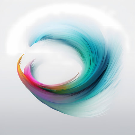 abstract background with colorful brush strokes. Vector illustration for your designの素材