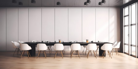 Metting room in industrial companyの素材