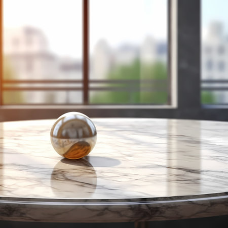 marble balls and luxurious materials 3d render, luxury decoration conceptの素材
