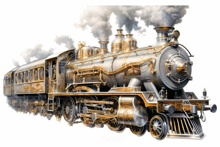 Steam train puffingの素材