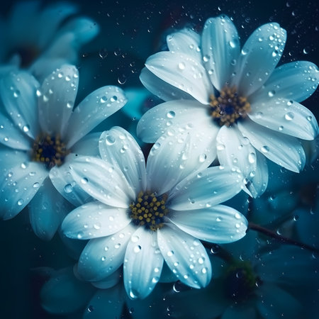 Floral background of first spring flowers close upの素材
