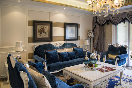 European-style living roomのeditorial素材