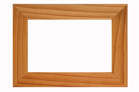 Wood frame rectangular shape.の写真素材