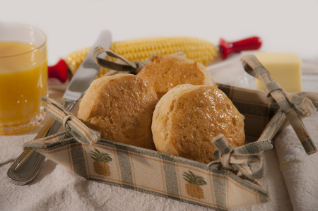 Biscuit Basket is a basket of freshly baked biscuits, yummy, ready to eat with some butter....