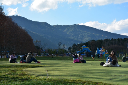 people in  Parkのeditorial素材