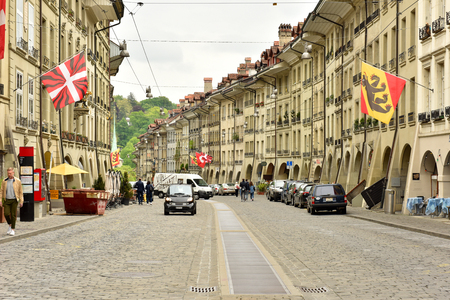 Switzerland Bern. May 2, 2018. The city of Bern. Attractions of Switzerland.のeditorial素材