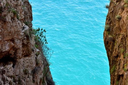 Landscape of the sea. Summer rest.の写真素材