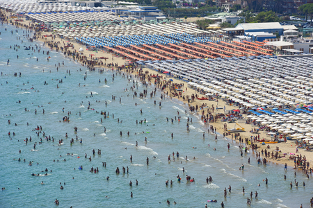 Rest on the sea. Great beach.の写真素材