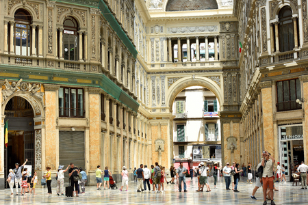 Naples Italy. 07/02/2018. Sights of Italy. The old city of Naples.のeditorial素材
