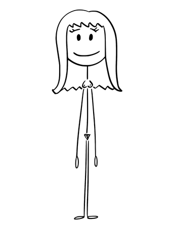 Vecteur de Cartoon stick figure drawing - ID:121509826 - image libre de