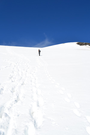 Austrian mountains - Glacier Pasterze - Gross Glockner - touristの写真素材