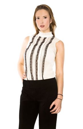 pretty redhead woman wearing black pants and topの写真素材