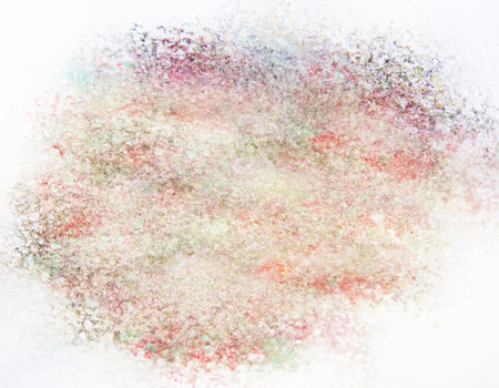 colorful abstract textured painting on white backgroundの写真素材