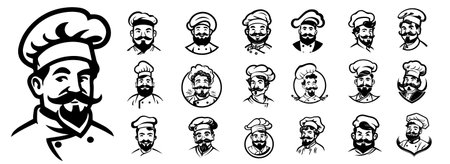 Snowflakes isolated on white background. Vector snowflakes.のイラスト素材