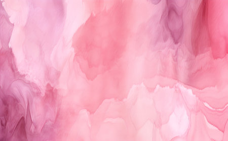 Abstract pink watercolor background. Watercolor texture. Vector illustration.の素材