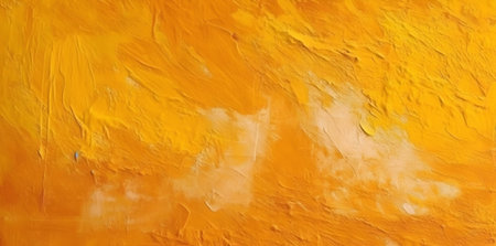 Orange paint on a wall as an abstract background. Texture, patternの素材