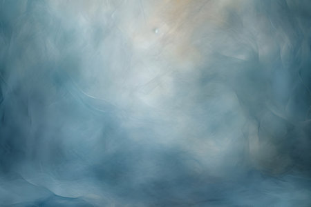 abstract background of blue smoke on the water surface, soft focusの素材