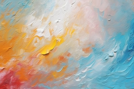 Abstract oil painting background. Oil on canvas. Fragment of artwork.の素材