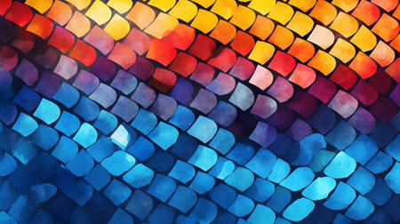 Abstract colorful watercolor background. Digital art painting. 3d rendering.の素材