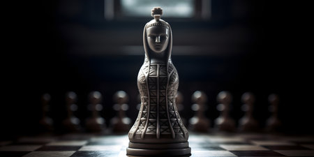 Chess board game concept of business ideas and competition and strategy ideas concepの素材