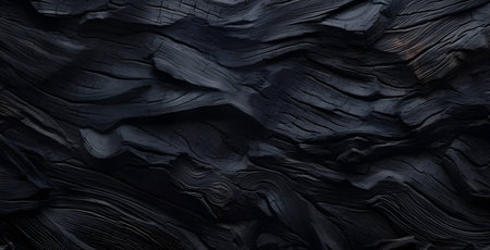 Black wood texture. Dark wood texture background. Black wood texture.の素材