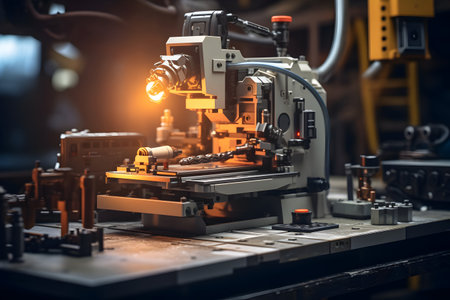 CNC milling machine tool. CNC milling machine.の素材