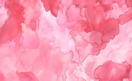 Abstract pink watercolor background. Hand-drawn illustration for your design.の素材