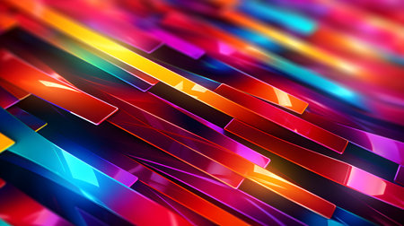 Abstract colorful background. 3d rendering, 3d illustration.の素材