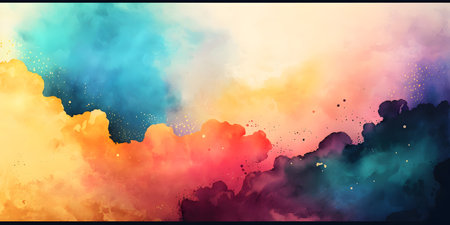 Abstract watercolor background for your design. Vector illustration. EPS10の素材