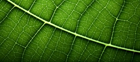 Close up of green leaf texture. Abstract background. Nature concept.の素材