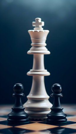 Chess board game concept of business ideas and competition and strategy ideas concepの素材