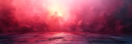 Fantasy alien planet. Mountain and lake. 3D illustrations.の素材