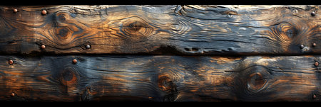 Wooden texture background. Close up of old wooden planks.の素材