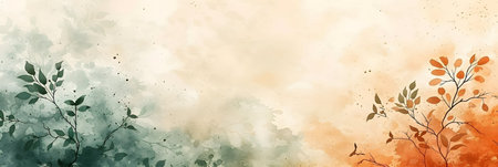 Abstract watercolor background. Hand drawn vector illustration. Colorful artistic painting.の素材