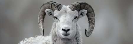 Close-up portrait of a frame on a gray background. Copy space.の素材