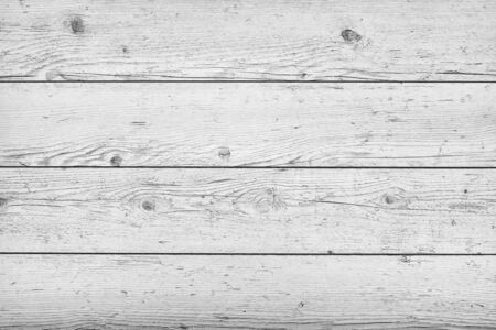 Vintage white grunge wooden texture with knots backgroundの写真素材