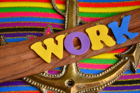 WORK WORDの写真素材