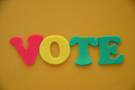 word voteの写真素材