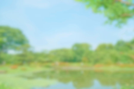 Landscape background Bokehの写真素材