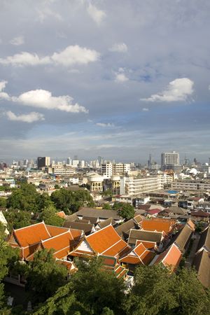 Rooftop view of Bangkokの写真素材